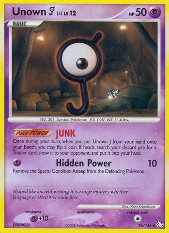 Image for Unown (J) (76/146) [Legends Awakened]