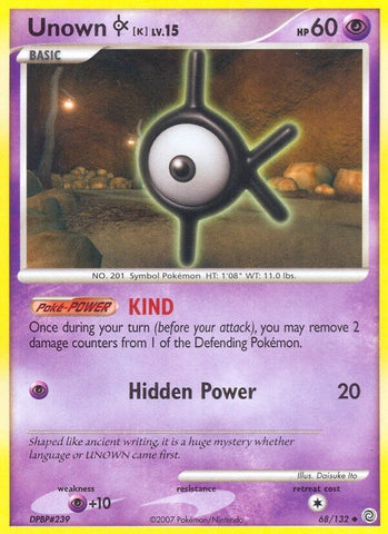 Image for Unown [K] (68/132) [Secret Wonders]