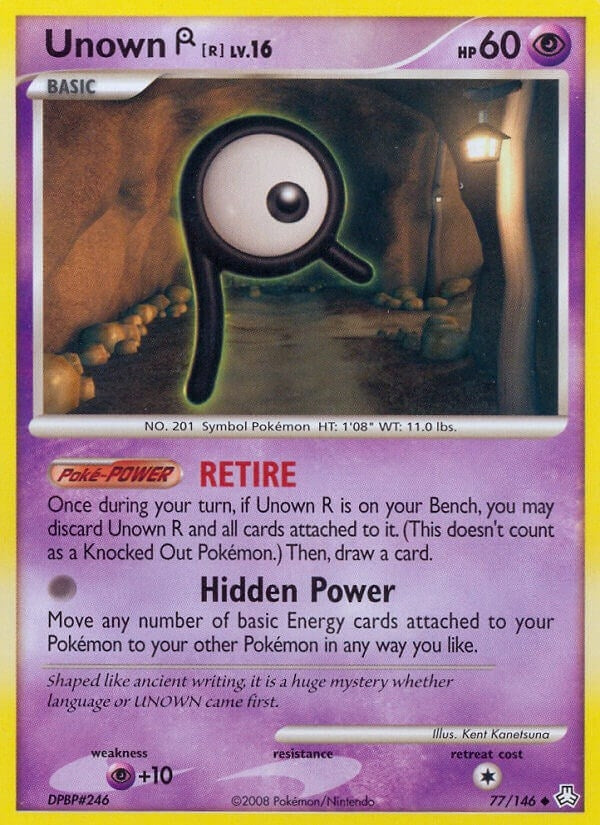 Image for Unown (R) (77/146) [Legends Awakened]