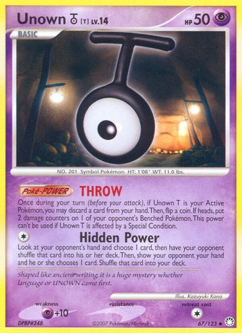Image for Unown [T] (67/123) - Pokemon