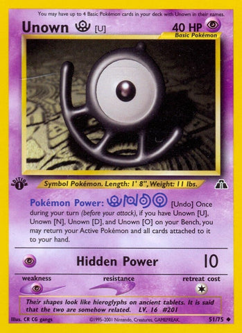 Image for Unown [U] (51/75) - Pokemon