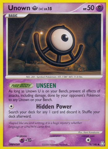 Image for Unown (U) (78/146) [Legends Awakened]