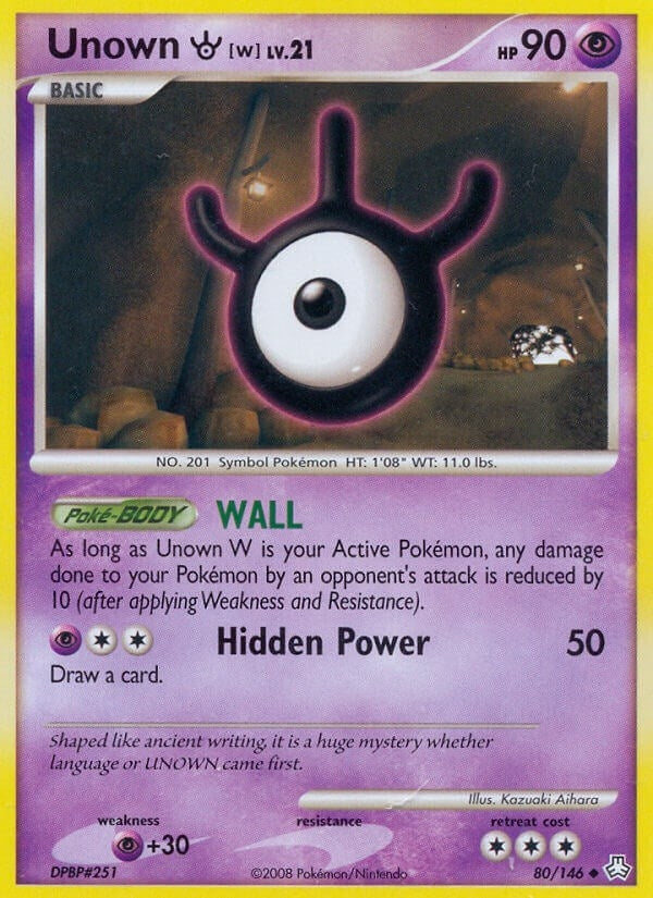 Image for Unown (W) (80/146) [Legends Awakened]