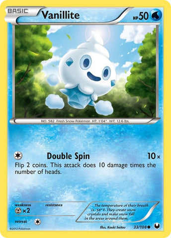 Image for Vanillite (33/108) [Dark Explorers]