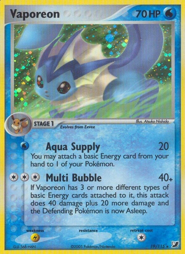 Image for Vaporeon (19/115) [Unseen Forces]