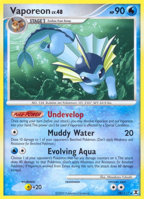 Image for Vaporeon (34/111) [Rising Rivals]