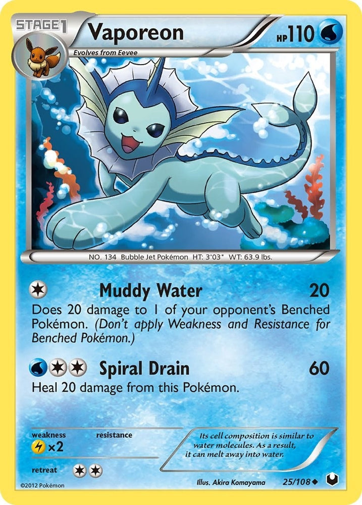 Image for Vaporeon (25/108) [Dark Explorers]
