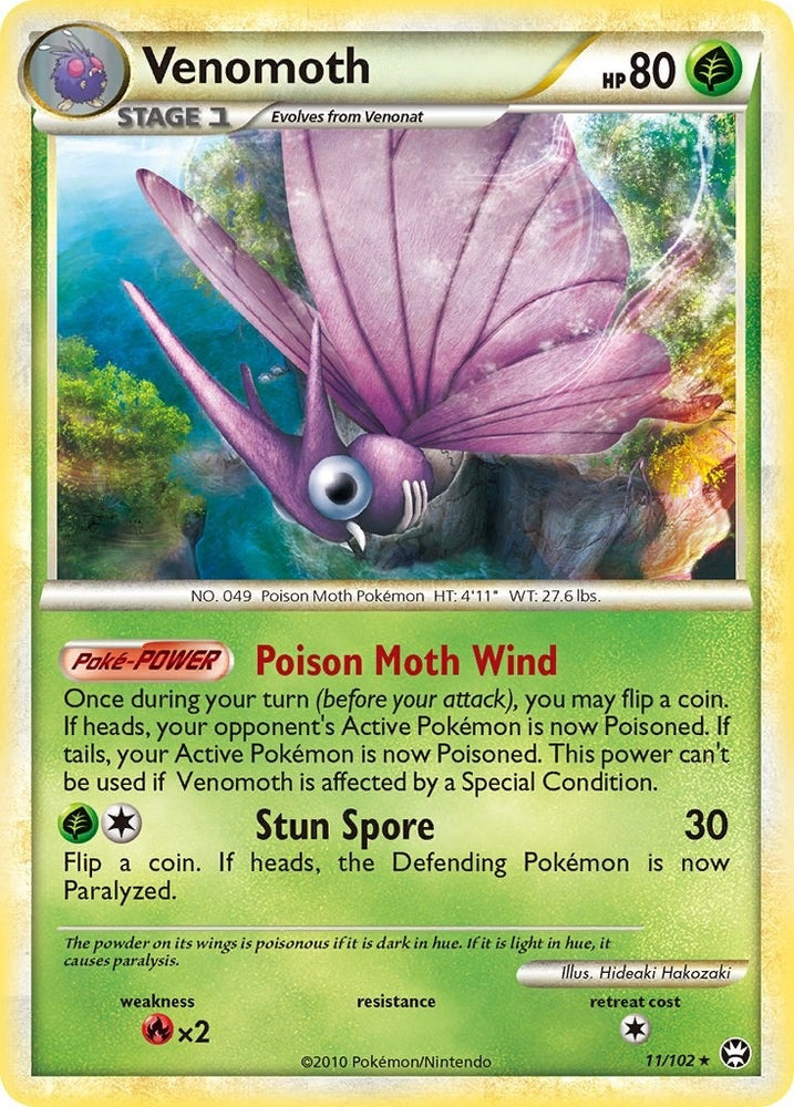 Image for Venomoth (11/102) [Triumphant]