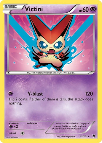 Image for Victini (43) (43/101) [Noble Victories]