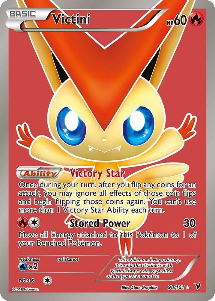 Image for Victini (98 Full Art) (98/101) [Noble Victories]