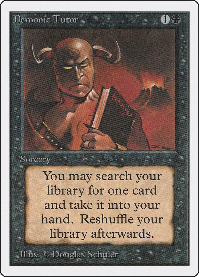 Image for Demonic Tutor [Unlimited Edition]