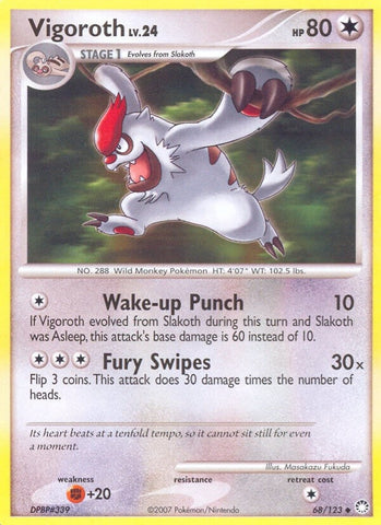 Image for Vigoroth (68/123) - Pokemon
