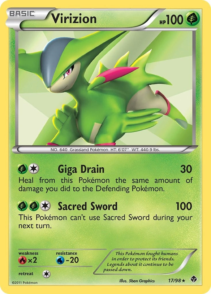 Image for Virizion (17/98) [Emerging Powers]