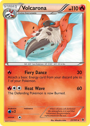 Image for Volcarona (21/101) [Noble Victories]
