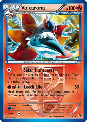 Image for Volcarona (Team Plasma) (13/101) [Plasma Blast]