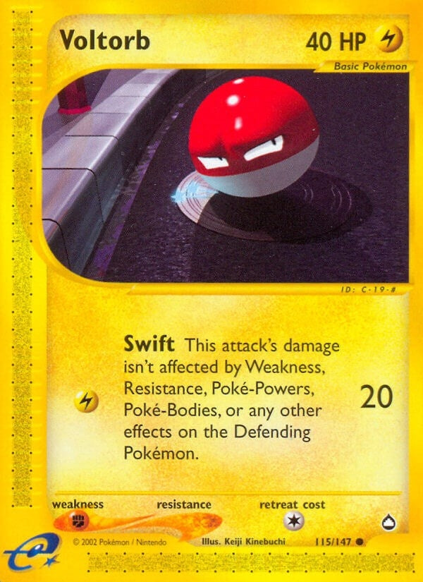 Image for Voltorb (115) (115/147) [Aquapolis]