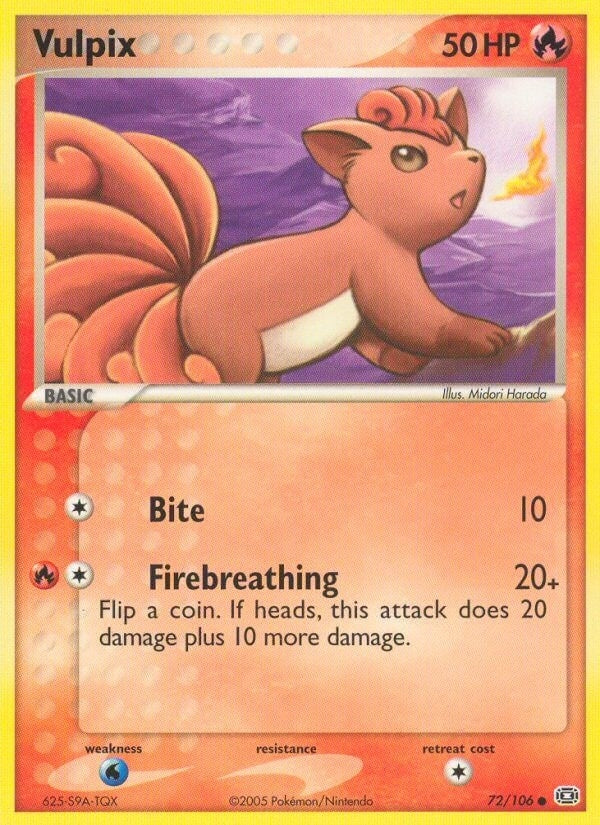 Image for Vulpix (72/106) [Emerald]