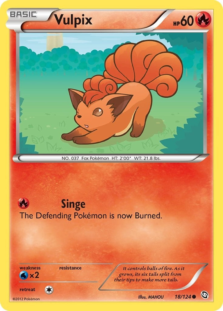 Image for Vulpix (18/124) [Dragons Exalted]