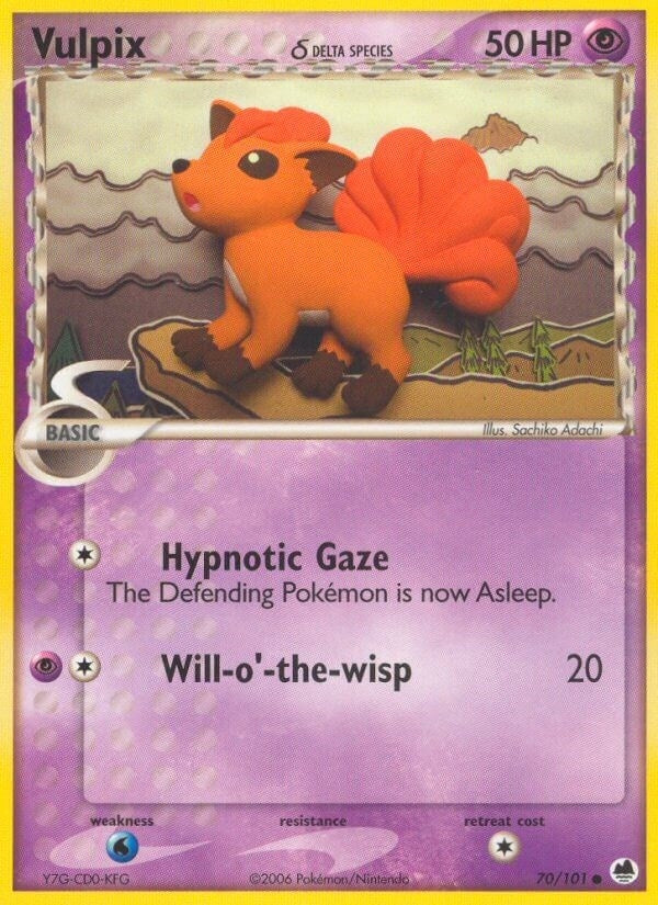 Image for Vulpix (Delta Species) (70/101) [Dragon Frontiers]