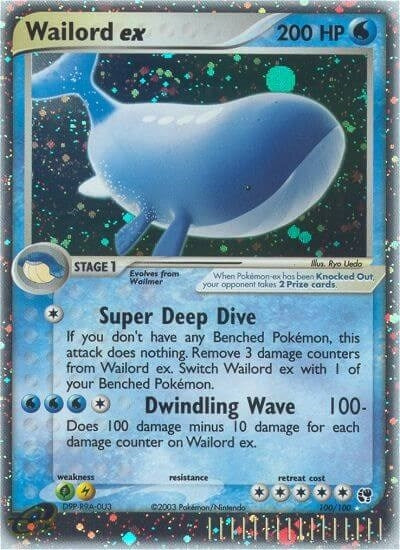 Image for Wailord ex (100/100) [Sandstorm]