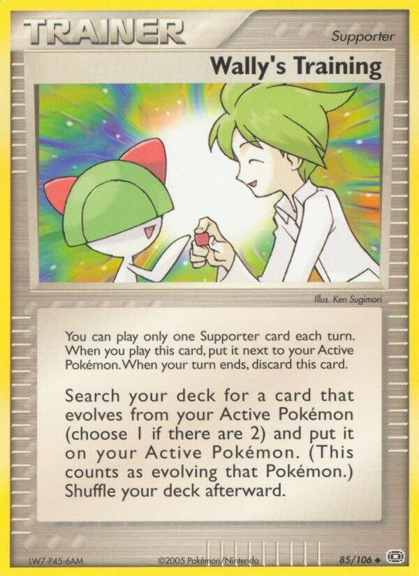 Image for Wally's Training (85/106) [Emerald]