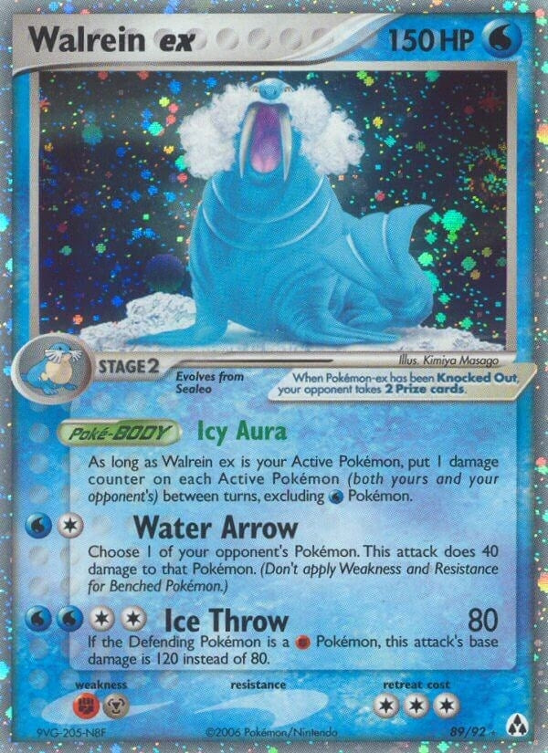 Image for Walrein ex (89/92) [Legend Maker]