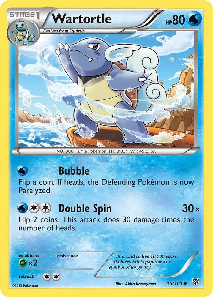 Image for Wartortle (15/101) - Pokemon