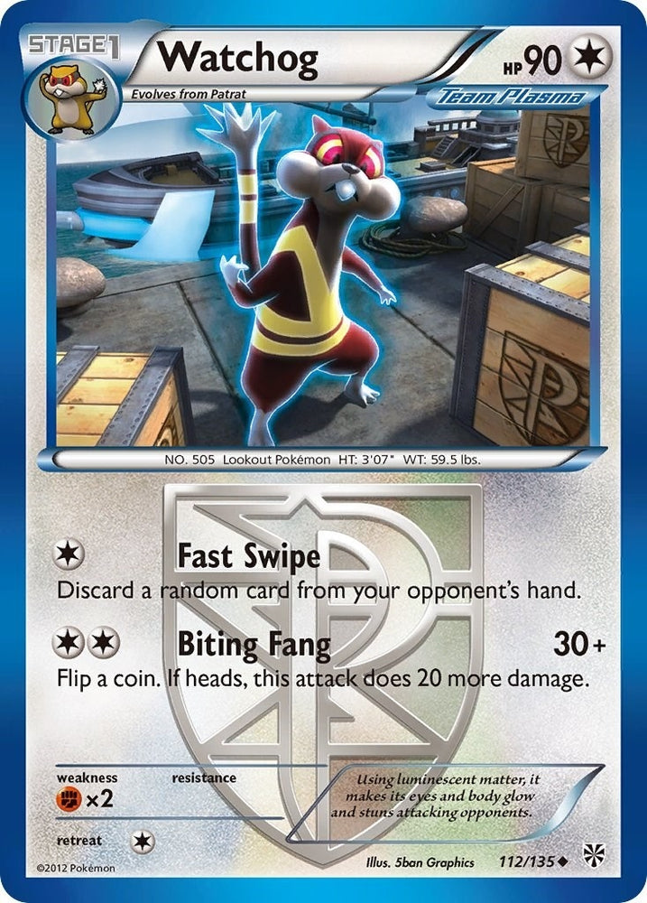 Image for Watchog (Team Plasma) (112) (112/135) [Plasma Storm]