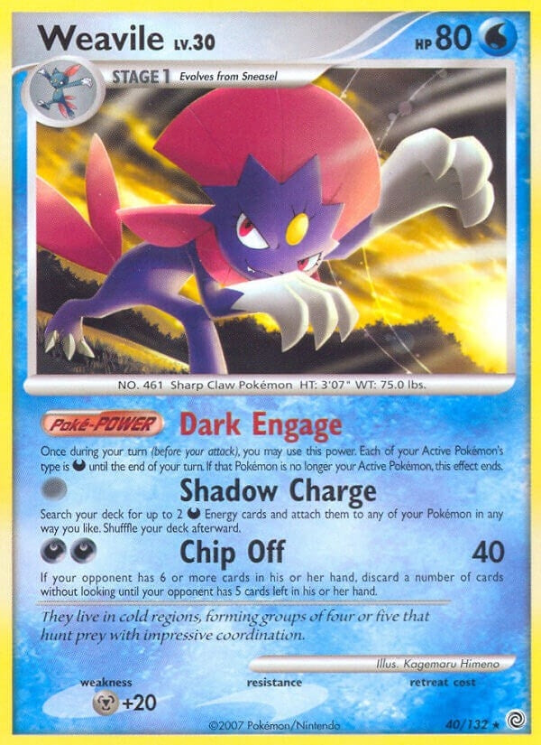 Image for Weavile (40/132) [Secret Wonders]