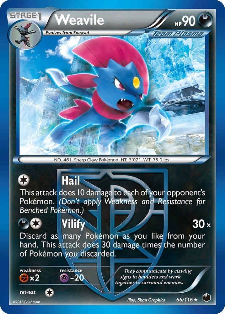 Image for Weavile (Team Plasma) (66/116) [Plasma Freeze]