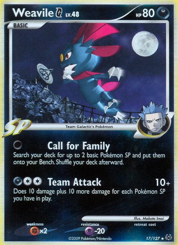 Image for Weavile G (17/127) [Platinum]