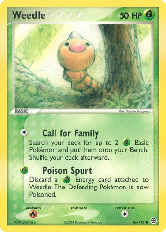 Image for Weedle (86/112) [FireRed & LeafGreen]