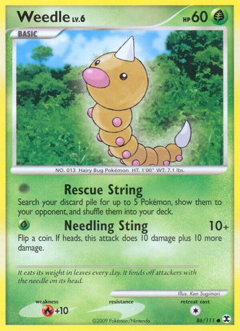 Image for Weedle (86/111) [Rising Rivals]