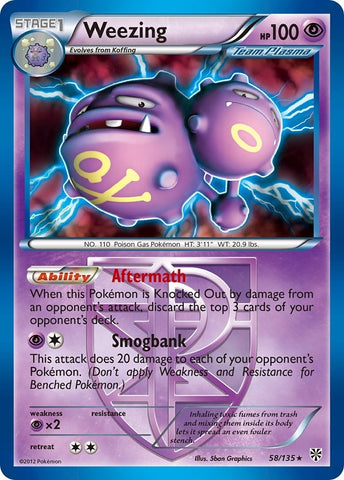 Image for Weezing (Team Plasma) (58/135) [Plasma Storm]