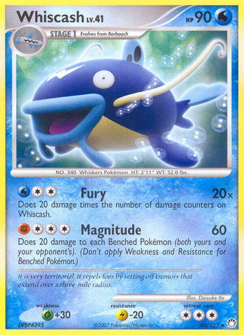 Image for Whiscash (40/123) - Pokemon