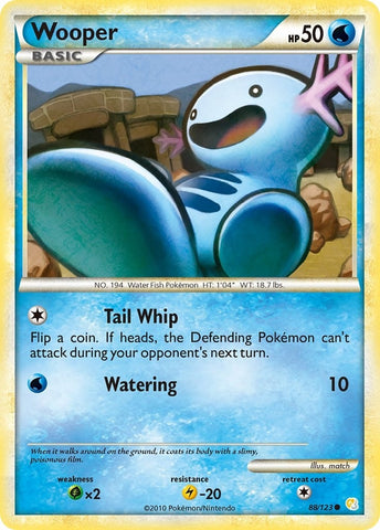 Image for Wooper (88/123) [HeartGold SoulSilver]