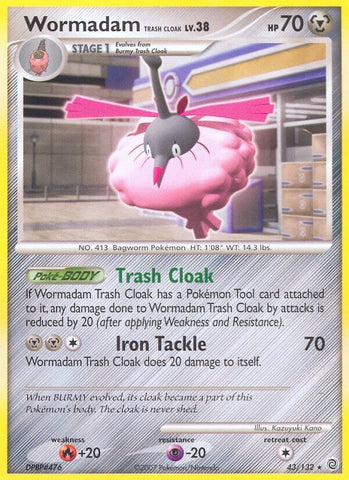 Image for Wormadam Trash Cloak (43/132) [Secret Wonders]