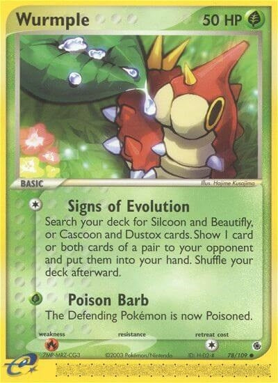 Image for Wurmple (78/109) [Ruby and Sapphire]