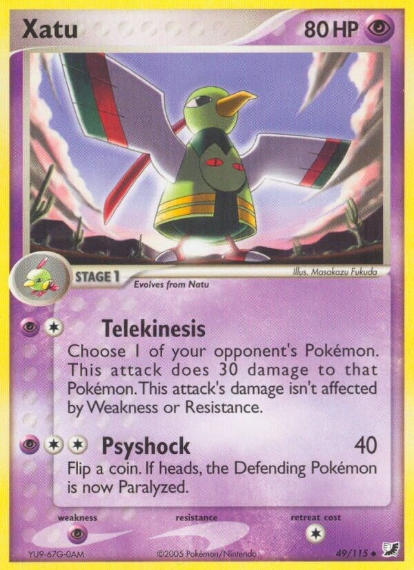 Image for Xatu (49/115) [Unseen Forces]
