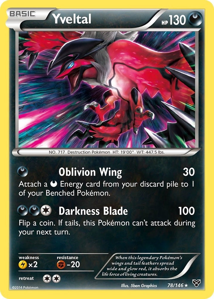 Image for Yveltal (78/146) [XY Base Set]