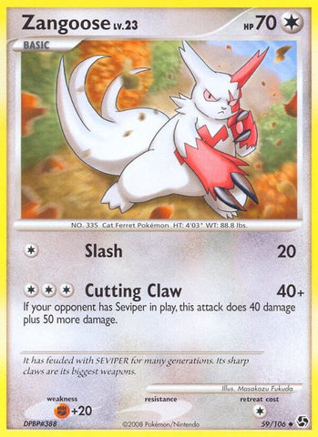 Image for Zangoose (59/106) [Great Encounters]