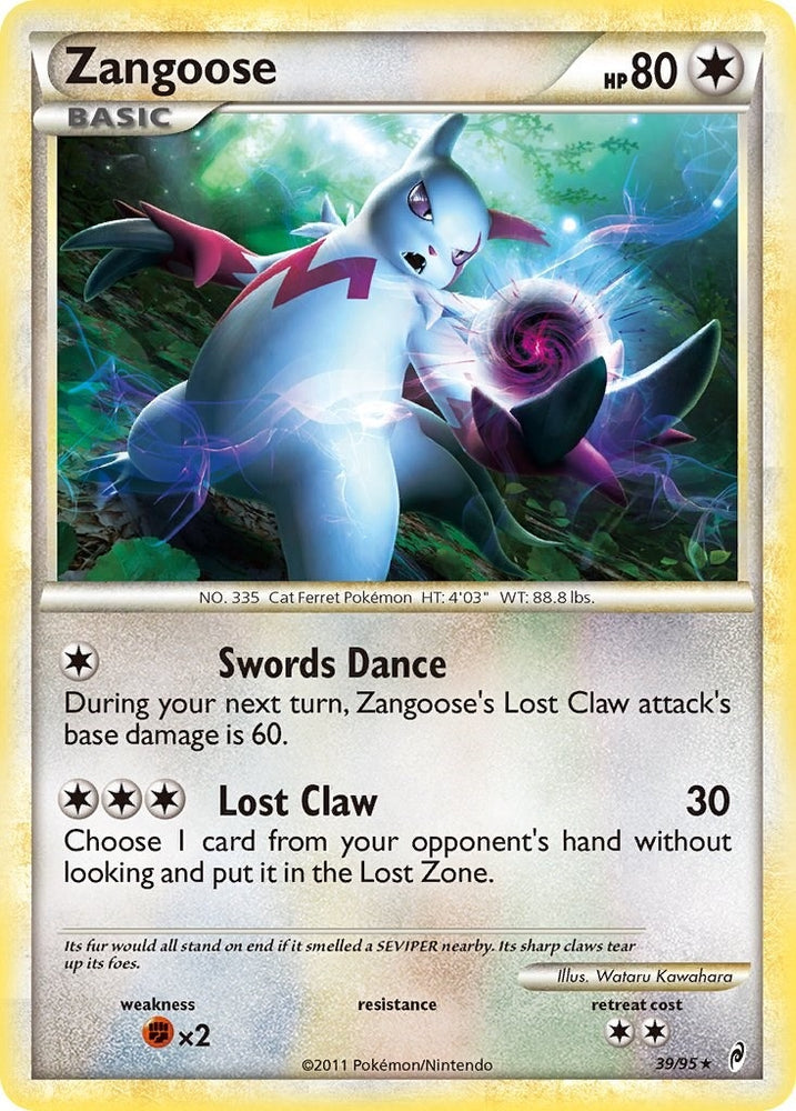 Image for Zangoose (39/95) [Call of Legends]
