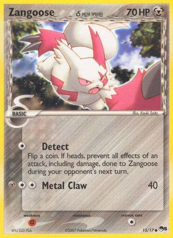Image for Zangoose (Delta Species) (015/017) [POP Series 5]