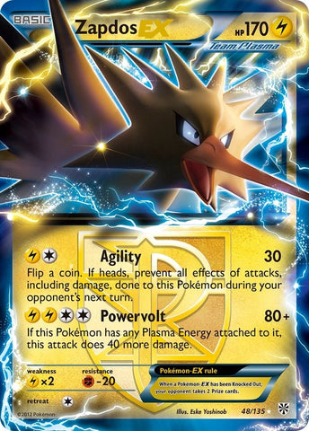 Image for Zapdos EX (Team Plasma) (48/135) [Plasma Storm]