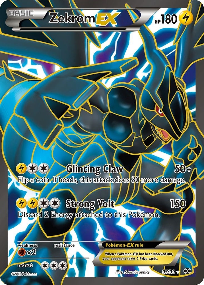 Image for Zekrom EX (97 Full Art) (97/99) [Next Destinies]