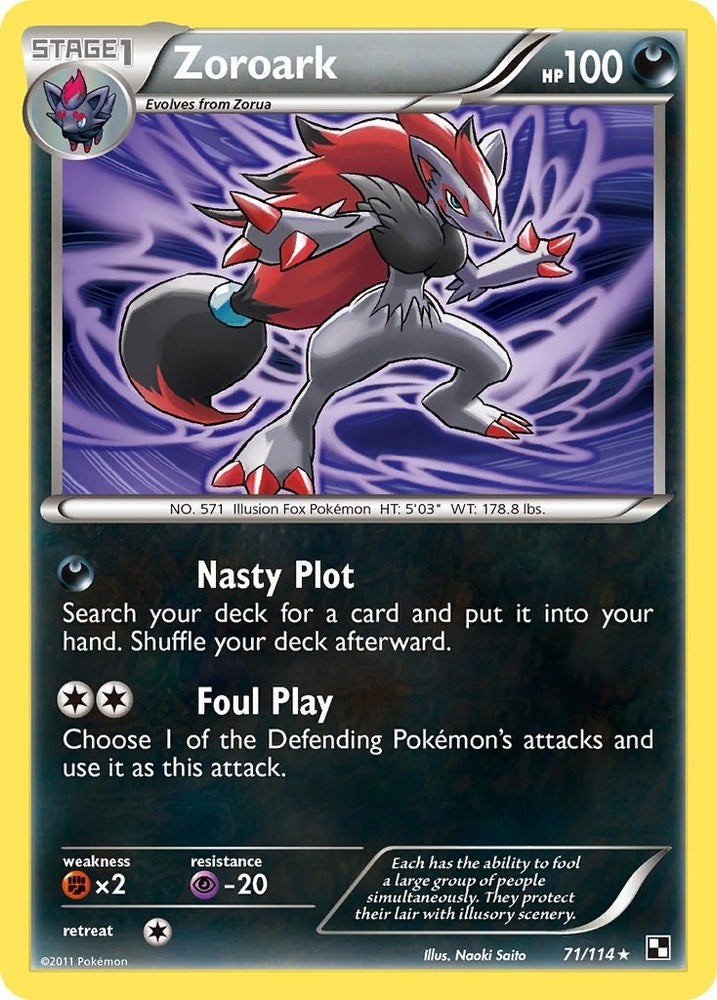 Image for Zoroark (71/114) [Black and White]
