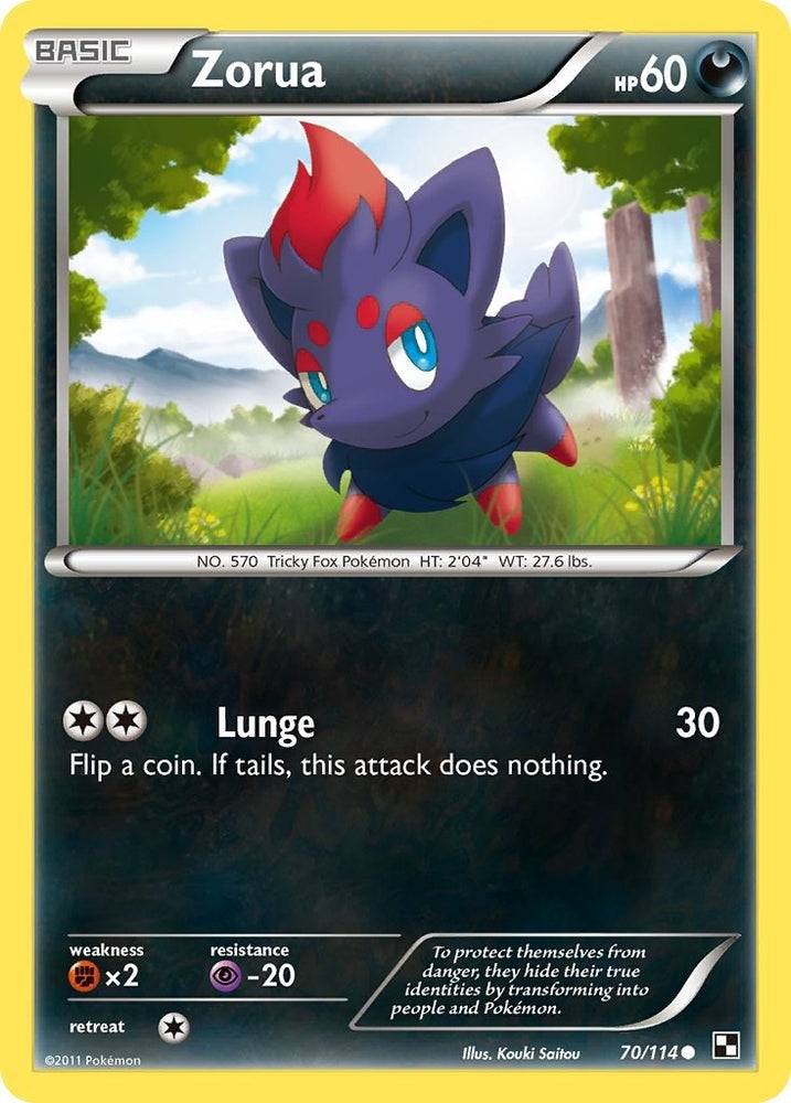 Image for Zorua (70/114) [Black and White]