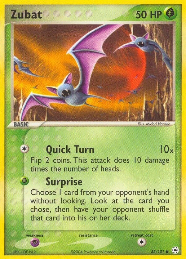 Image for Zubat (83/101) [Hidden Legends]