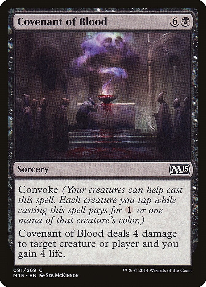 Image for Covenant of Blood (91) [Magic 2015 (M15)]