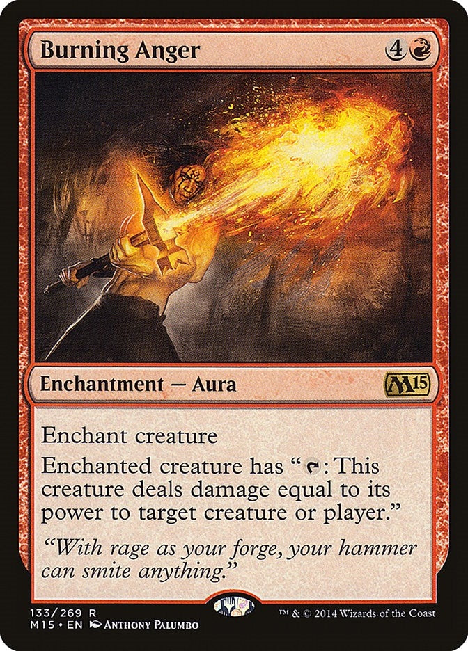 Image for Burning Anger (133) [Magic 2015 (M15)]